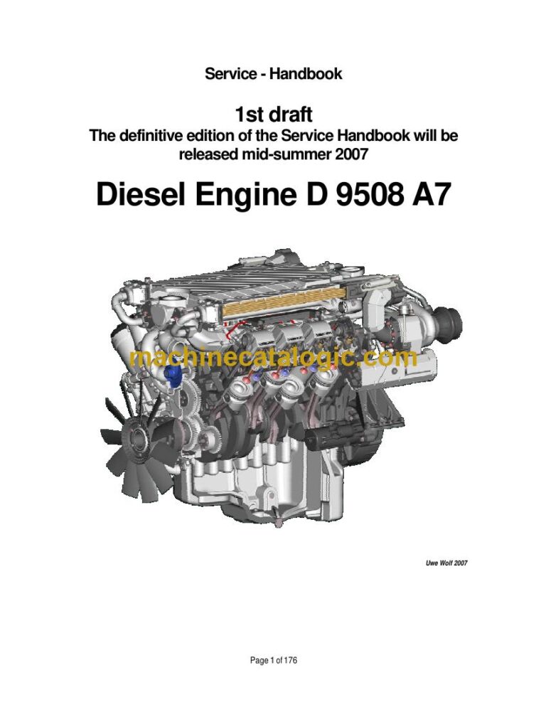 Liebherr D 9508 Engine Service Manual