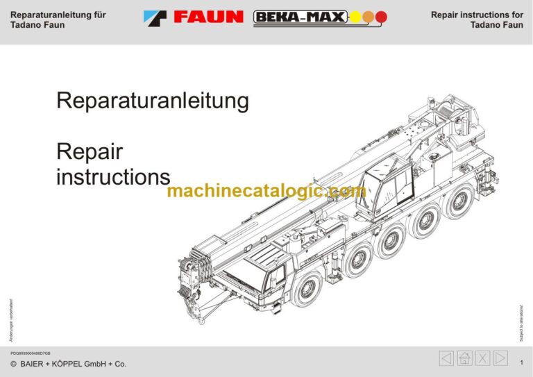 Baier + Köppel EP-1 Service Manual