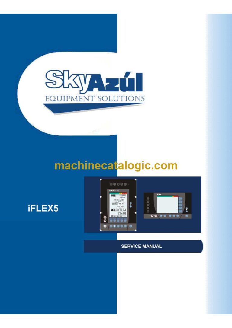 PAT iFLEX5 Load Moment Indicator Service Manual (190154_G)