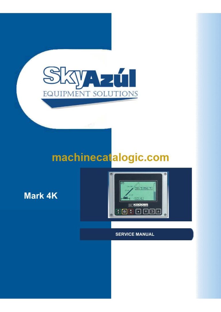 PAT Mark 4K Load Moment Indicator Service Manual