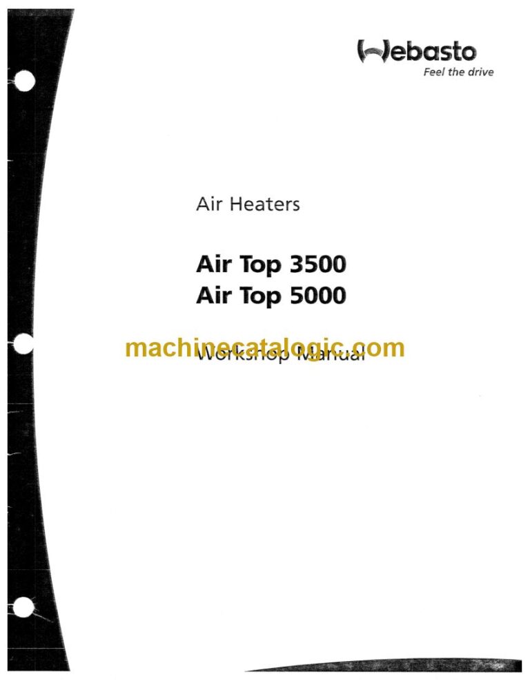 Webasto Air Top 3500 and Air Top 5000 Heater Service Manual