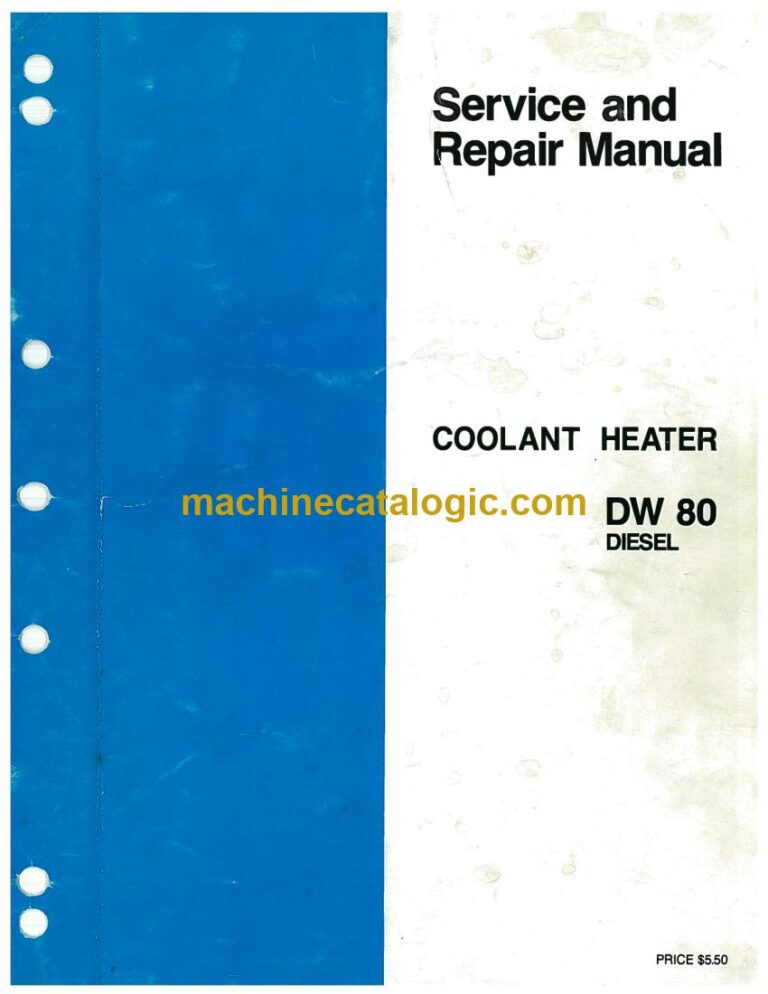 Webasto DW 80 Heater Service Manual