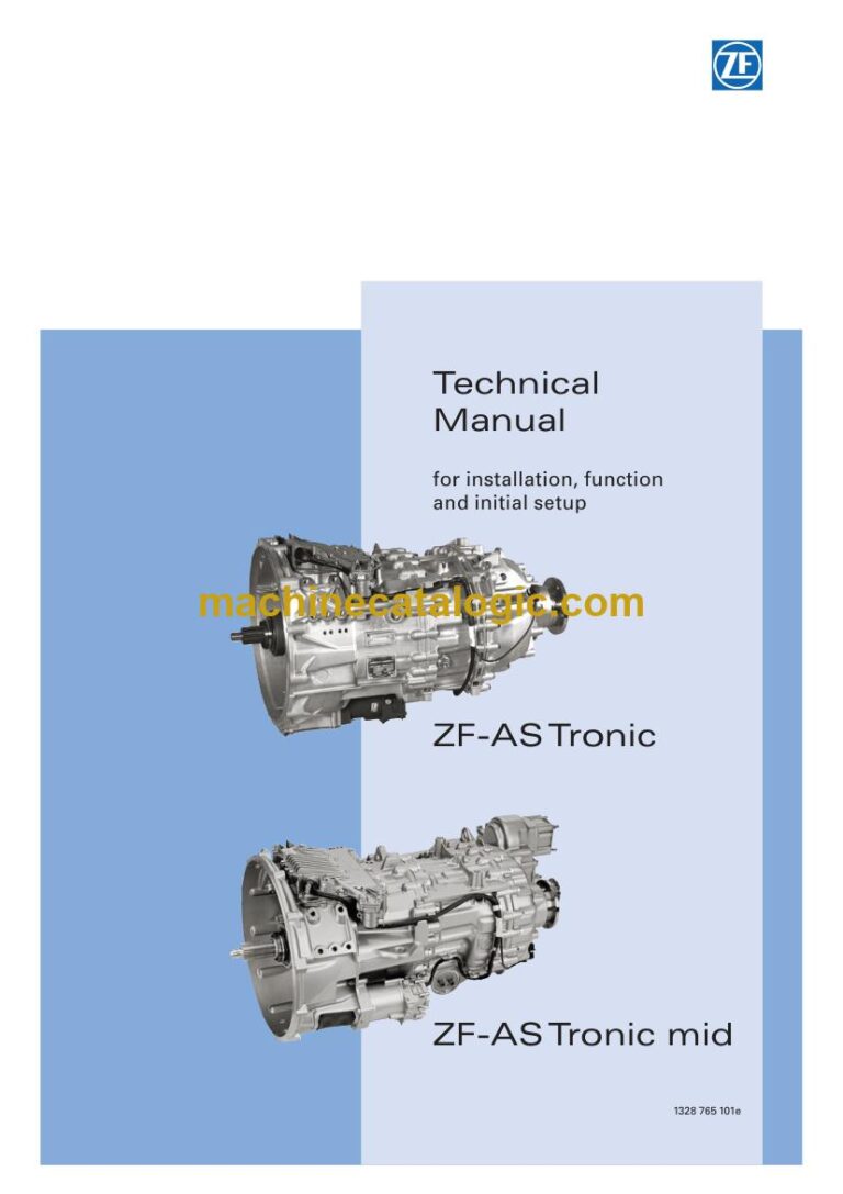 ZF AS Tronic mid Transmission Service Manual