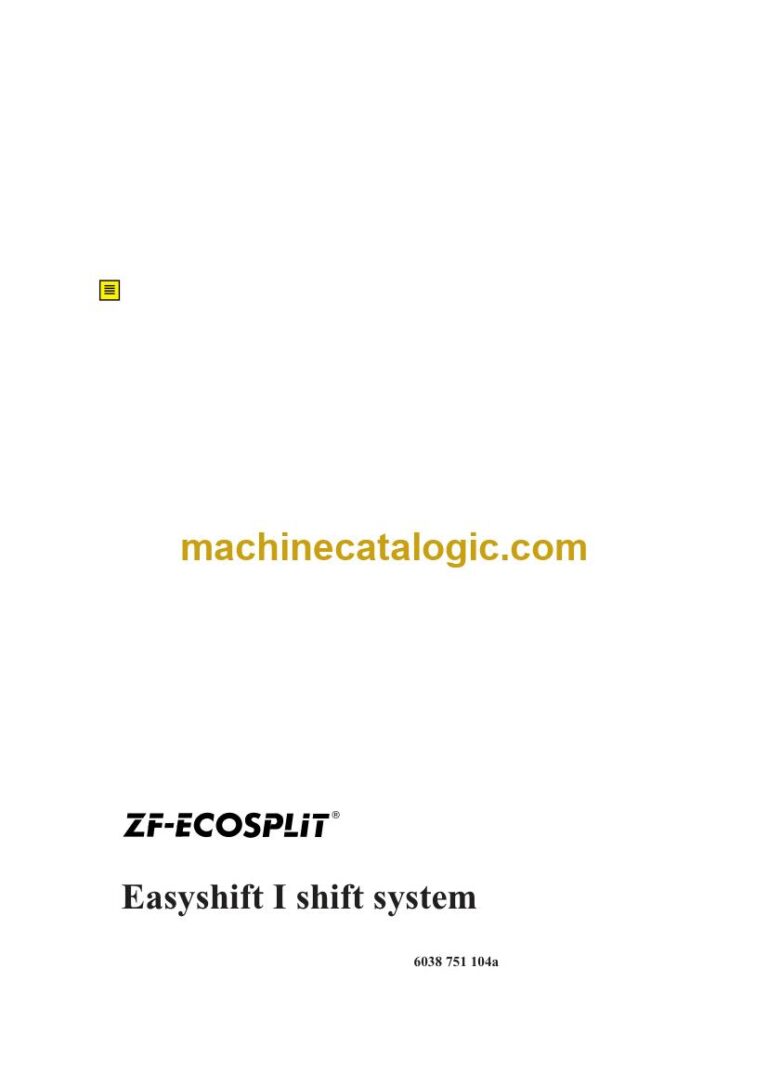 ZF WSK 400 and WSK 440 Transmission Service Manual