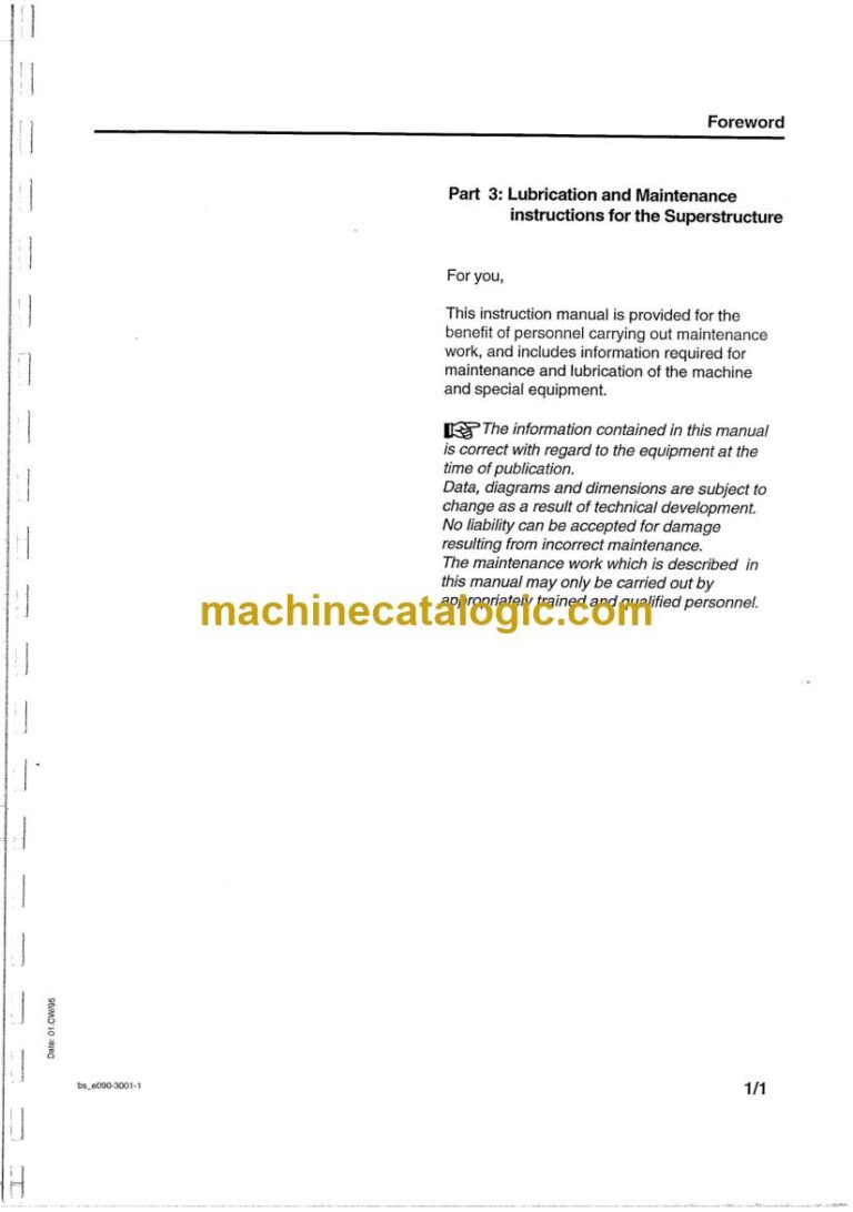 Demag AC 395 All Terrain Crane Maintenance Manual