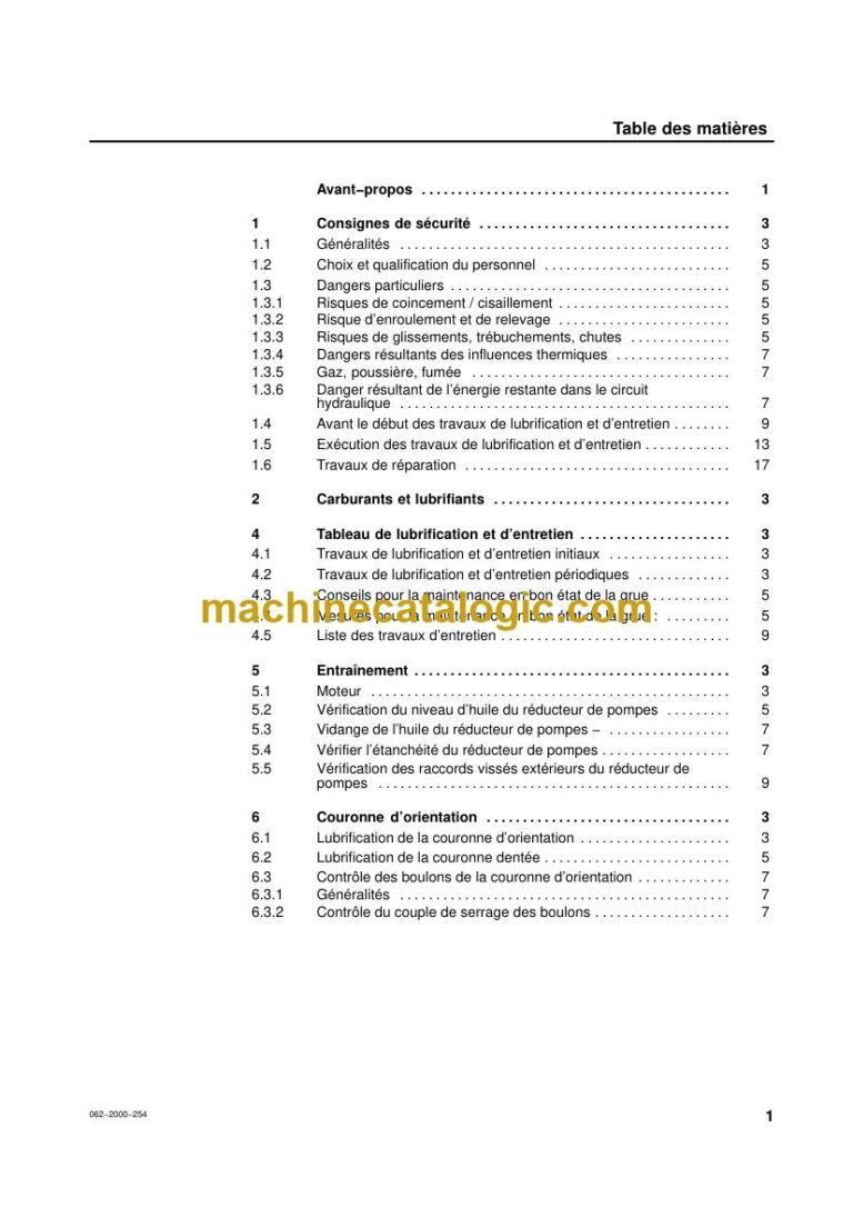 Demag CC 2800-1 Crawler Crane Maintenance Manual