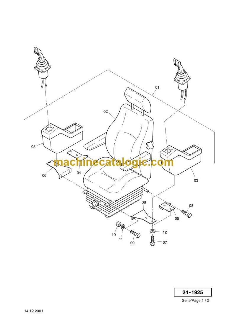 Demag TC 2800 Crawler Crane Parts Manual